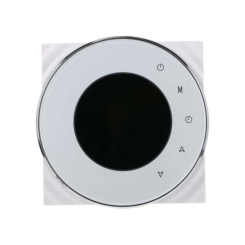 Labymos White BAC-6000 95~240VAC Two Pipe Heating Cooling LCD Digital Touch Screen 5+2 Weekly Programmable