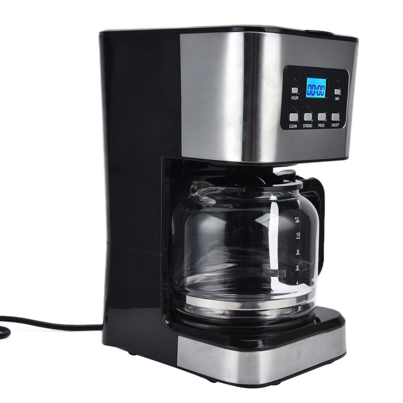 Coffee Maker, 1.5L ABS And Glass Drip Coffee Machine For Cafe For Family