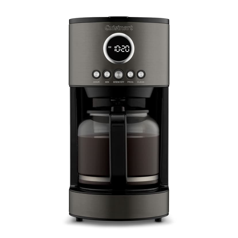 Cuisinart DCC‑1220BKSC 12‑Cup Programmable Drip Coffee Maker, Black Stainless Steel