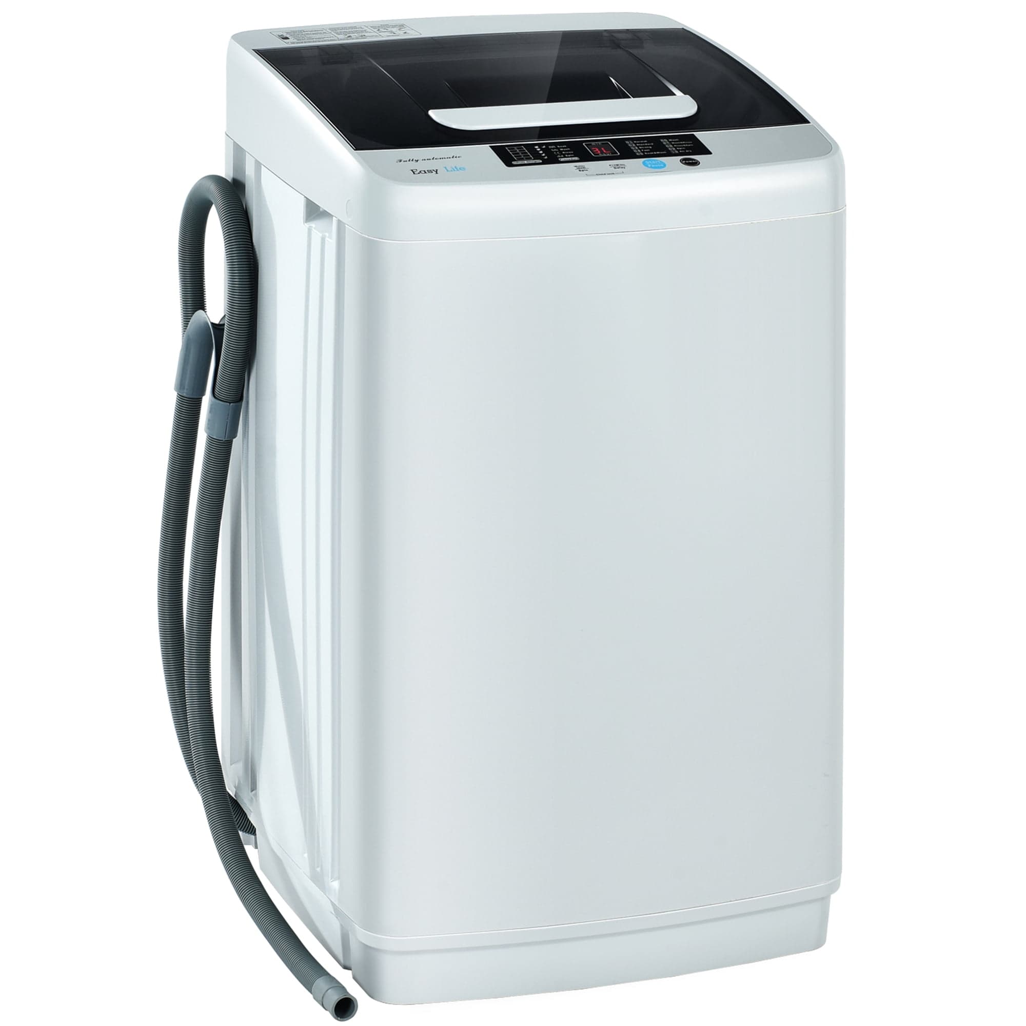 Gymax Full-Automatic Washing Machine Portable Compact Laundry Washer Spin 8.8 lbs