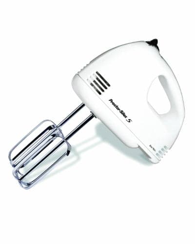 Proctor Silex Easy Mix 5-Speed Electric Hand Mixer, White