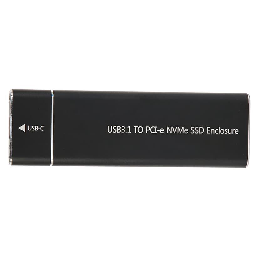 10Gbps M.2 NVMe SSD Enclosure, USB 3.1 Type C, UASP Protocol, 2TB, Aluminium Alloy, Win 7/8/8.1/10, , OS X Laptop, JMS583 Chip