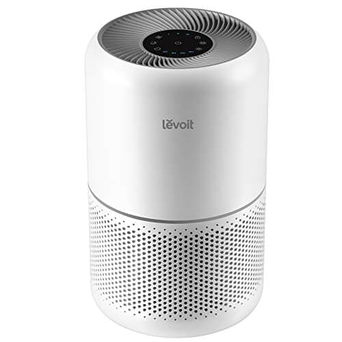 LEVOIT Air Purifier for Home Allergies and Pets Hair Smokers in Bedroom, H13 True HEPA Filter, 24db Filtration System Cleaner Odor Eliminators, Remove 99.97% Dust Smoke Mold Pollen, Core 300, White