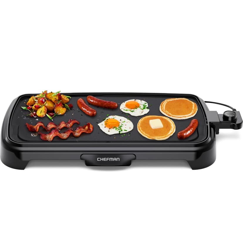 Chefman XL Electric Griddle with Removable Temper