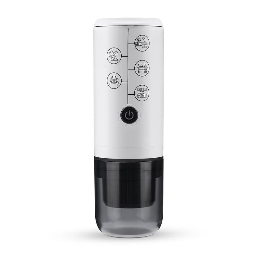 Portable Electric Espresso Machine, 3-in-1 Travel Coffee Maker Compatible with Nespresso Capsules & Ground Coffee, USB Rechargeable for Camping, Travel, and Office