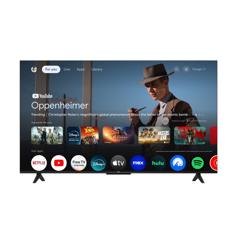 TCL 50" S Series 4K UHD HDR LED Smart TV with Google TV – 50S41K