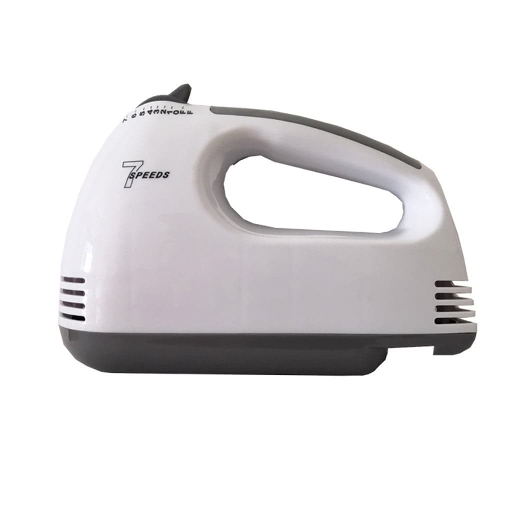 VogueV 7-Speed Electric Hand Mixer, 250W Power with UK Plug for Baking White