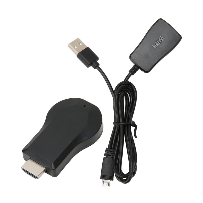 Wireless Display Adapter Dongle, 2.4G Automatic Upgrade ABS 1080P HD Multimedia Interface Compact Mobile Screen Mirroring Dongle for for TV