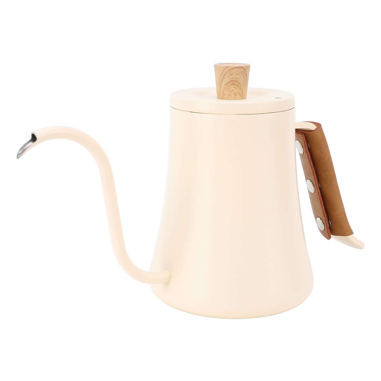 Gooseneck Pour Over Coffee Kettle, Gooseneck Kettle Comfortable Grip Space Saving 600ml for Office