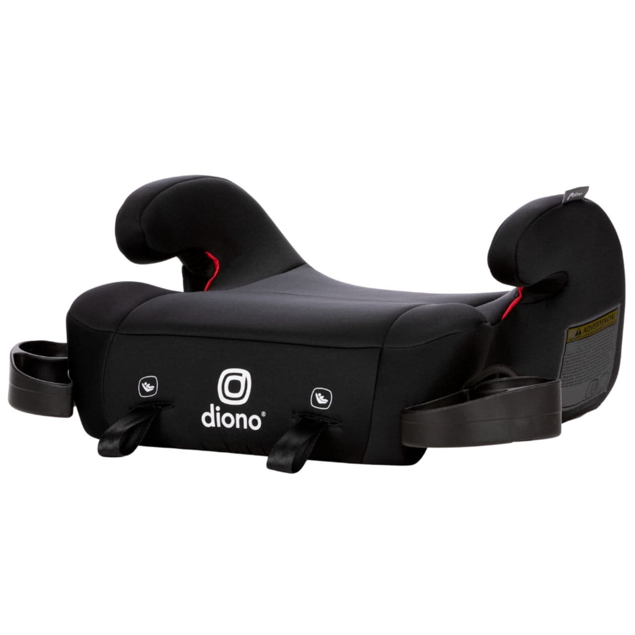 Diono Solana 2 Latch Backless Booster Seat, Belt-Positioning, LATCH System, 40–120 lb, Black