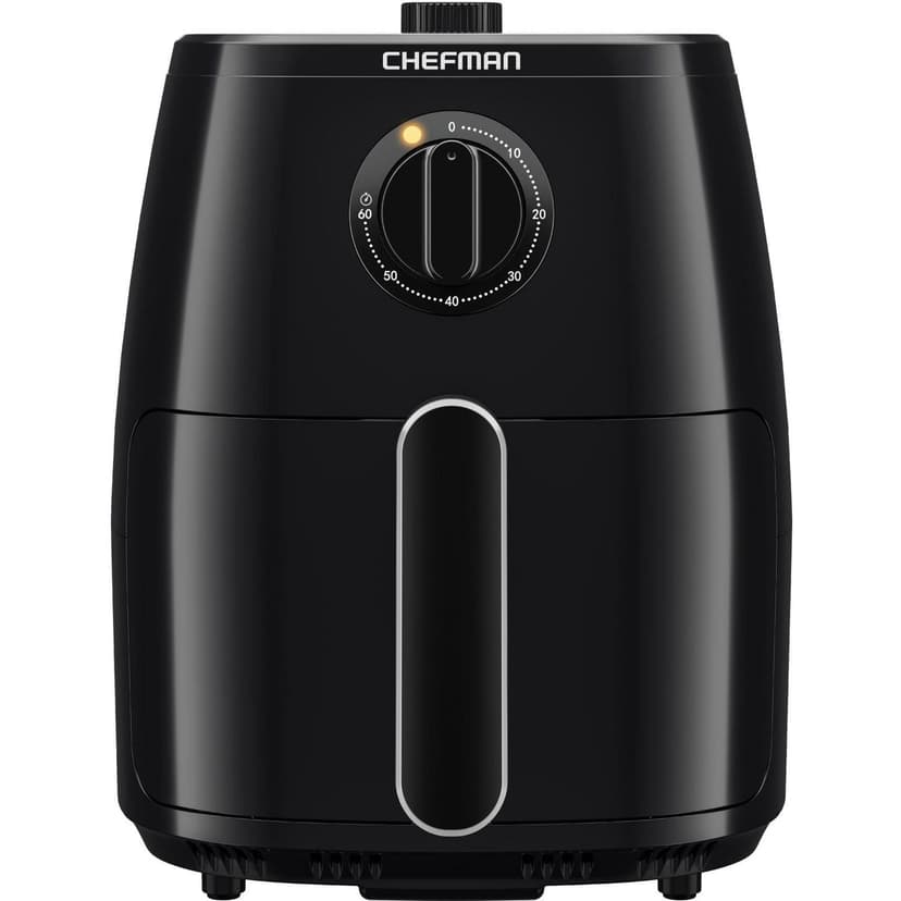 Chefman Turbofry 4.5-Litre (5-Quart) Air Fryer w/ Integrated Timer, Adjustable Temp Control - Black, New