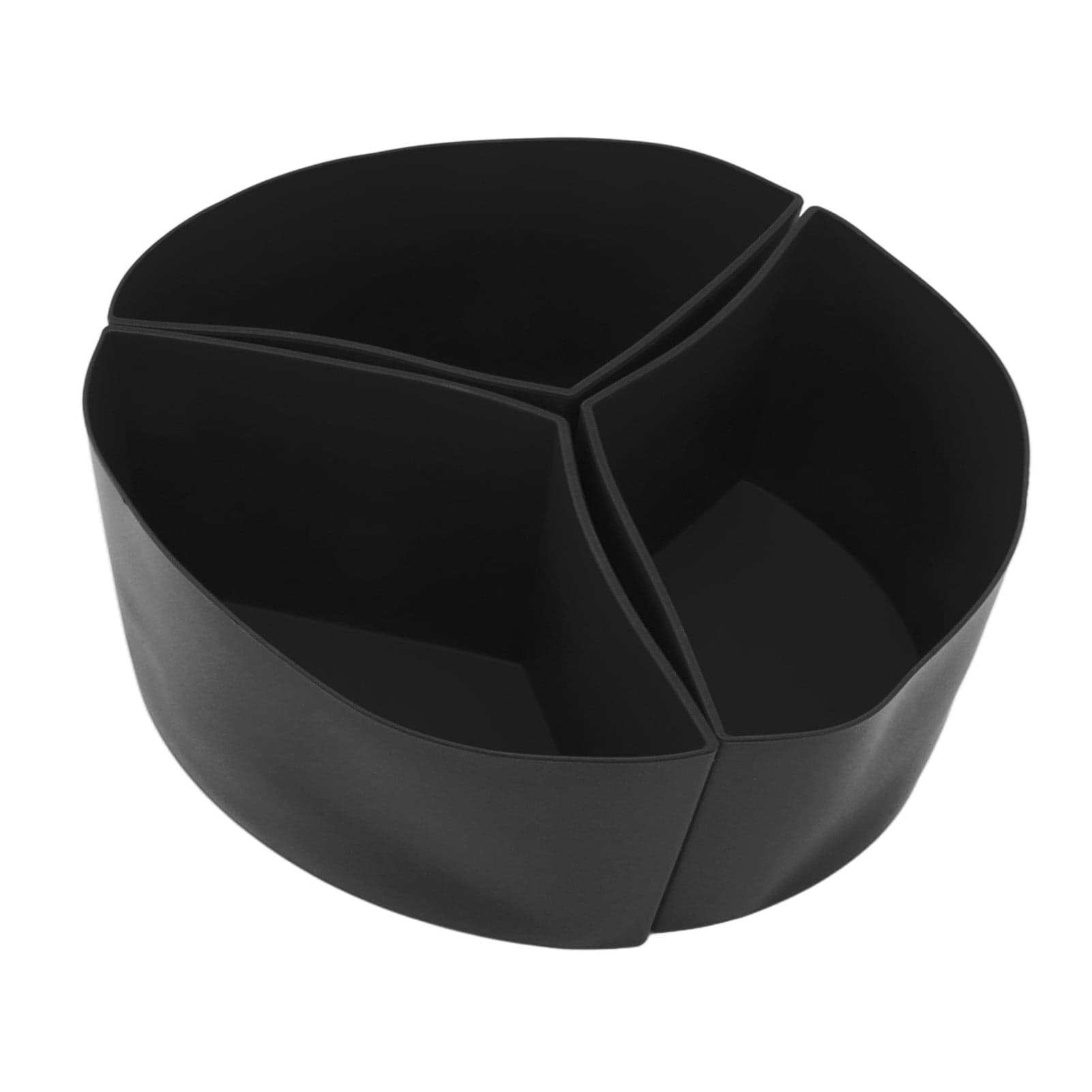 Silicone Slow Cooker Liner, Slow Cooker Divider Liner Reusable Leakproof For Home Black,Grey