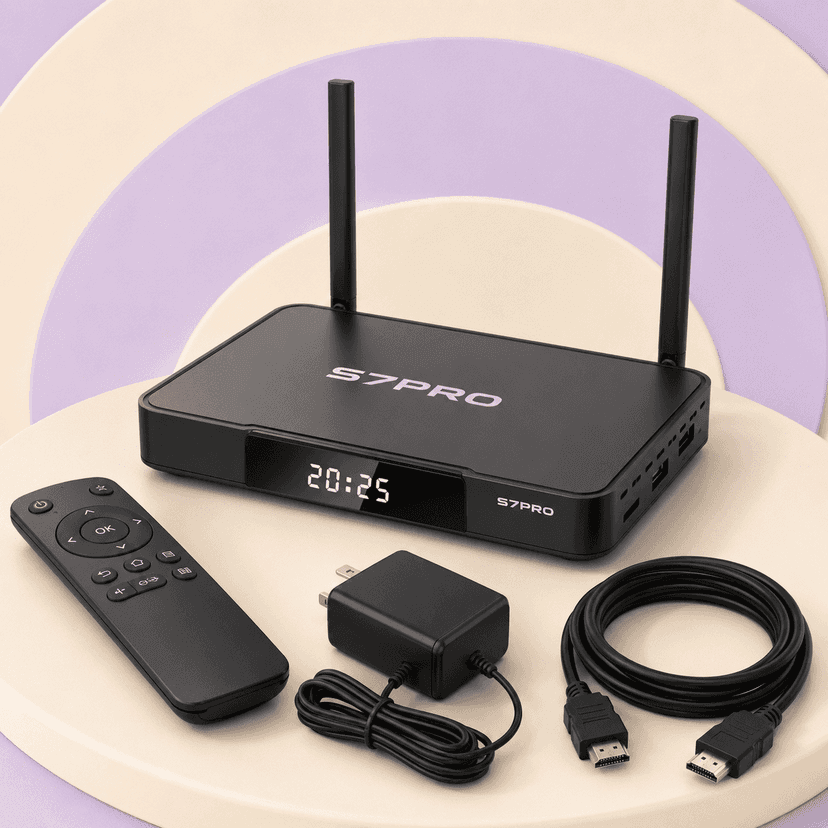 S7-PRO with Android 12, Quad-Core CPU, 6K Output