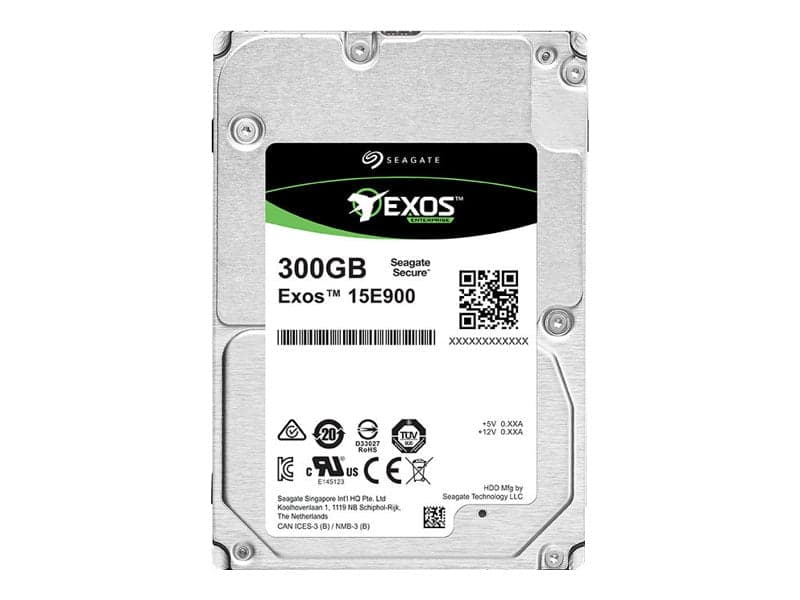 Seagate Exos 15E900 ST300MP0006 - Hard drive - 300 GB - internal - 2.5" SFF - SAS 12Gb/s - 15000 rpm - buffer: 256 MB