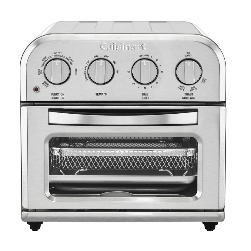 Cuisinart Compact Air Fryer Toaster Oven TOA‑28BBC, 6‑Function Convection Oven, 2.5 lb Capacity
