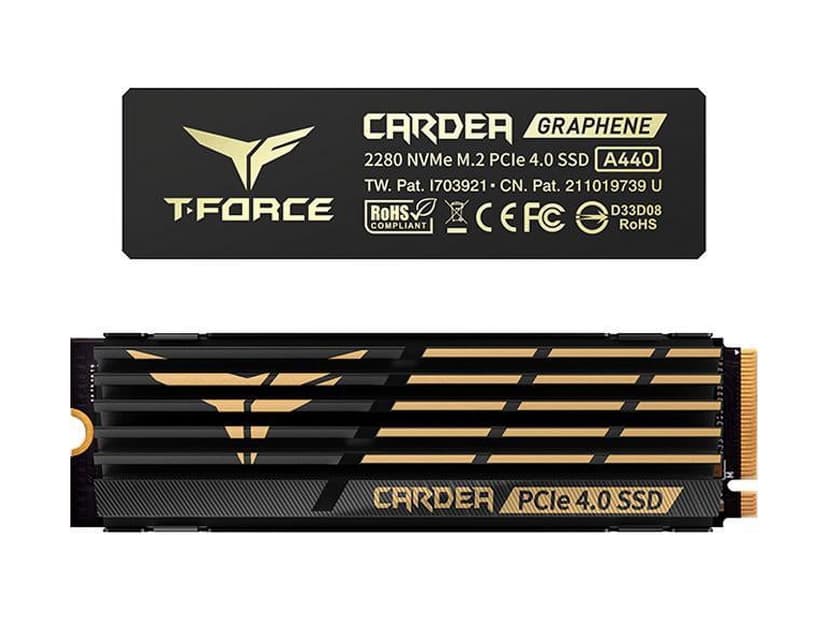 Team Group T-FORCE CARDEA A440 M.2 2280 2TB PCIe Gen 4.0 x4 NVMe 1.4, PS5 Compatible, Internal Solid State Drive (SSD) TM8FPZ002T0C327
