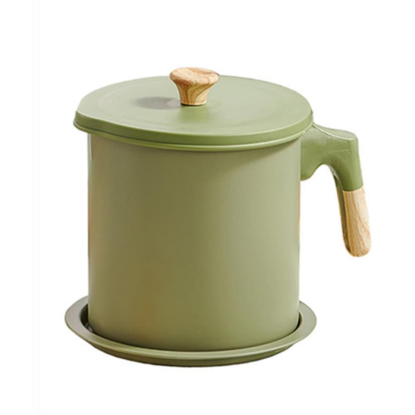 Rongfmy Mini Deep Fryer Pot Multifunctional Oil Saving 1.4L for green