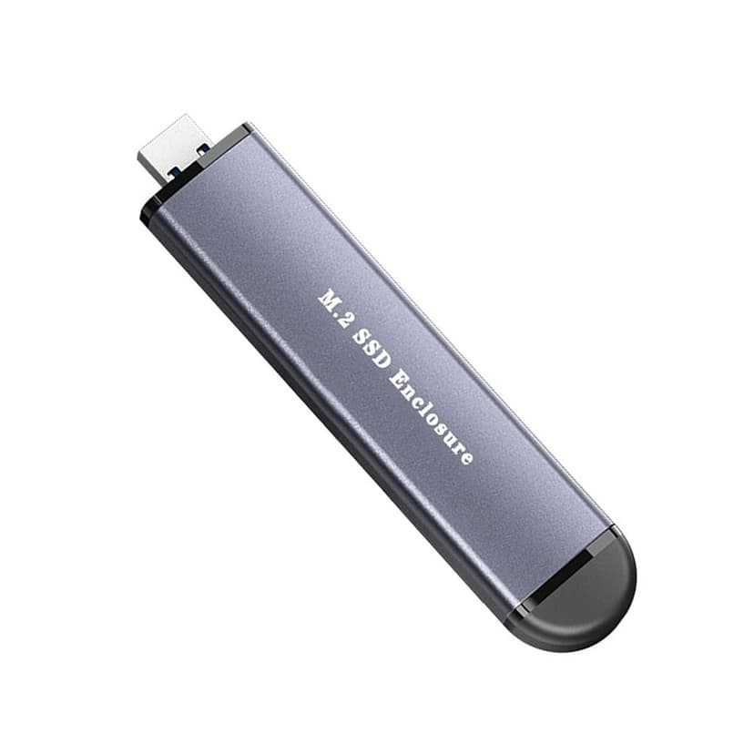 MesaSe 10Gbps 2-in-1 M.2 SSD Case USB Powered Hard Disk Box Enclosure Adapter Laptop Accessory Replacement for Windows 7/8/10/11