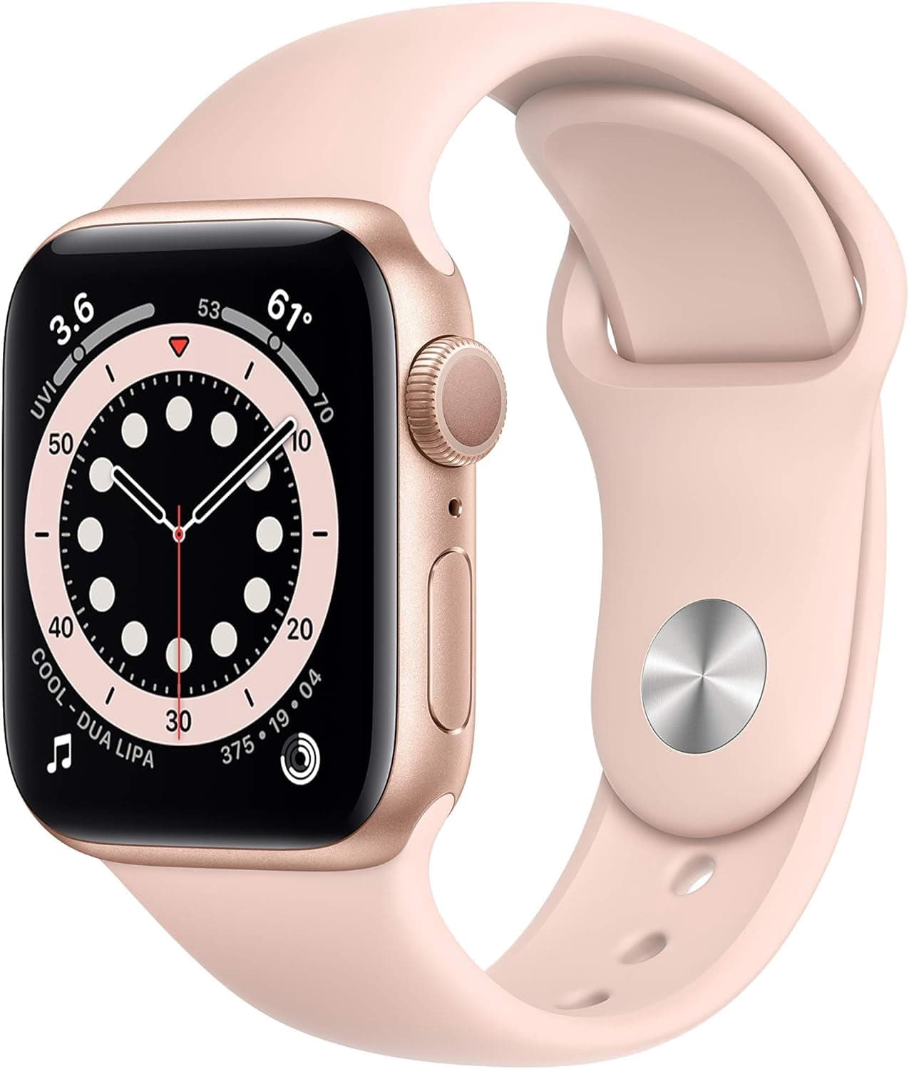 Refurbished Apple Watch Series 6 Aluminum 40mm A2291 (GPS Only, No Cellular) Gold (Grade A)