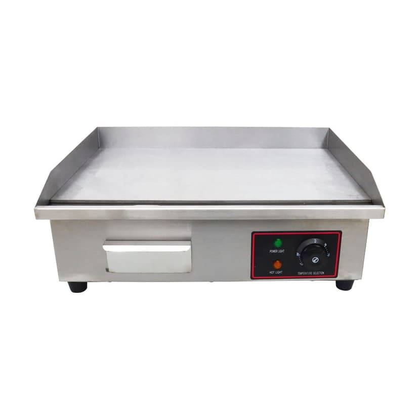 INTBUYING Stainless Steel Electric Mini Griddle Stove - 3000W, Household Barbecue Cooking