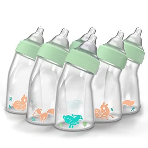 Balance + Angled Baby Bottle with Pacifier - 6x5oz Bottles