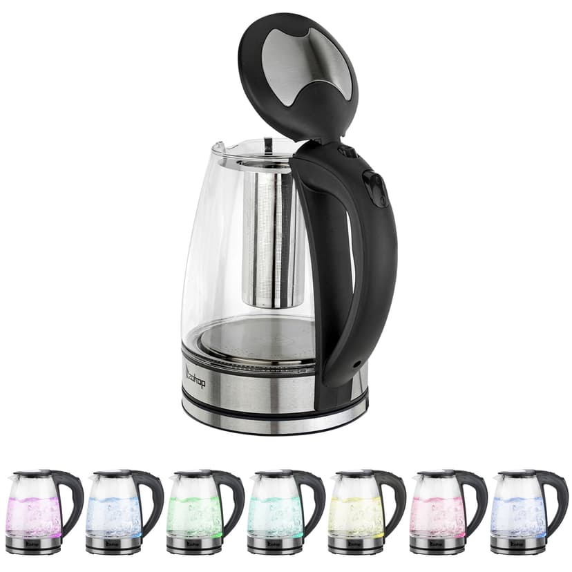 Ktaxon 1.8L Electric Kettle with Removable Tea Infuser Fast Heat, Security Setting