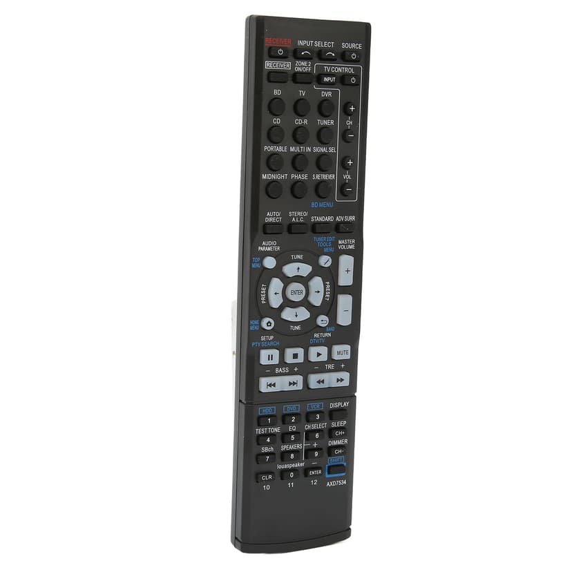 Remote Control, AV Receiver Controller Sensitive Buttons Simple Appearance ABS for VSX-817-K for AXD7534 for