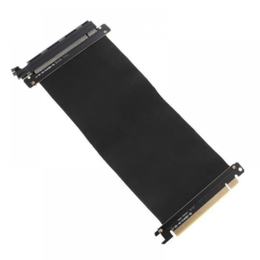 PCI-E Express X16 Riser Extend Card PCIE 3.0 Cable Card Extension Port Adapter High Speed Riser Card Compatible with GTX RTX Series Radeon Series Graphics Card (Balck)