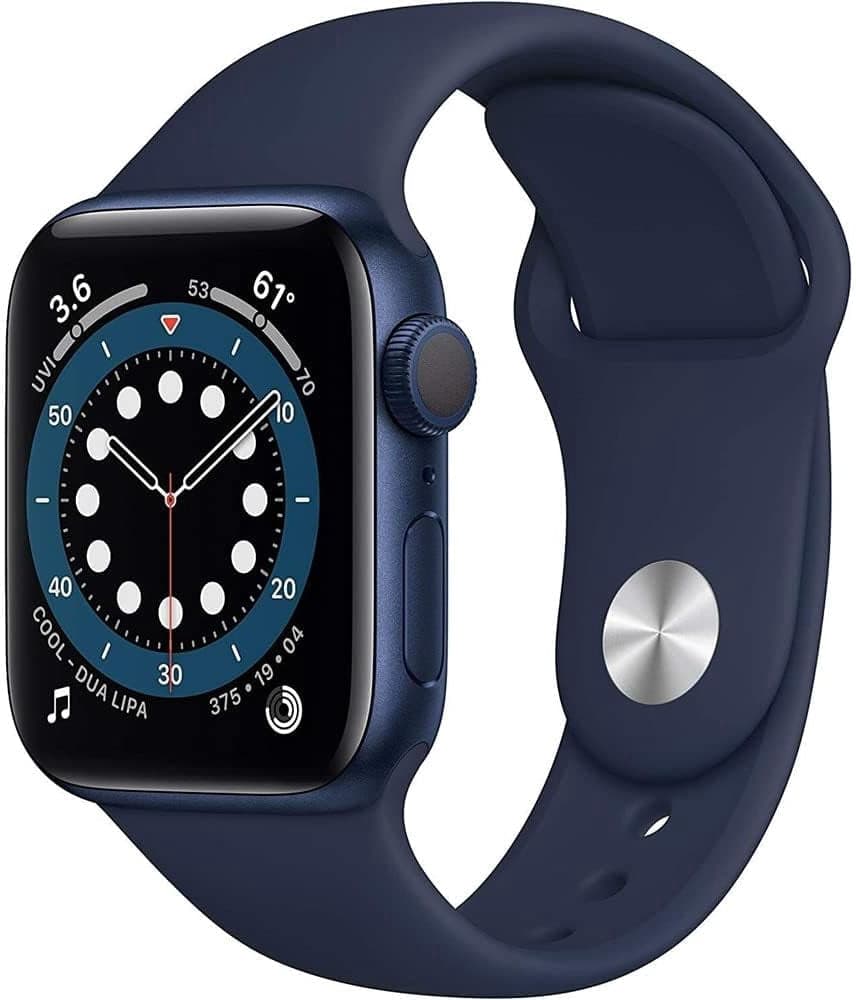 Refurbished Apple Watch Series 6 Aluminum 44mm A2292 (GPS Only, No Cellular) Blue (Grade A)