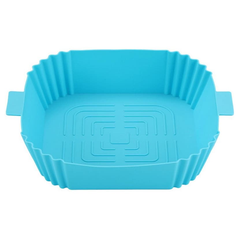 Square Air Fryer Silicone Pot Reusable Air Fryer Liner Food Safe Air Fryers Oven Accessories