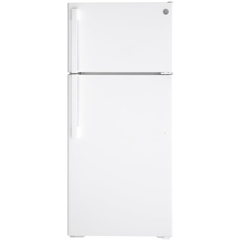 GE Energy Star® 16.6 Cu. Ft. Top-Freezer Refrigerator White - GTE17GTNRWW