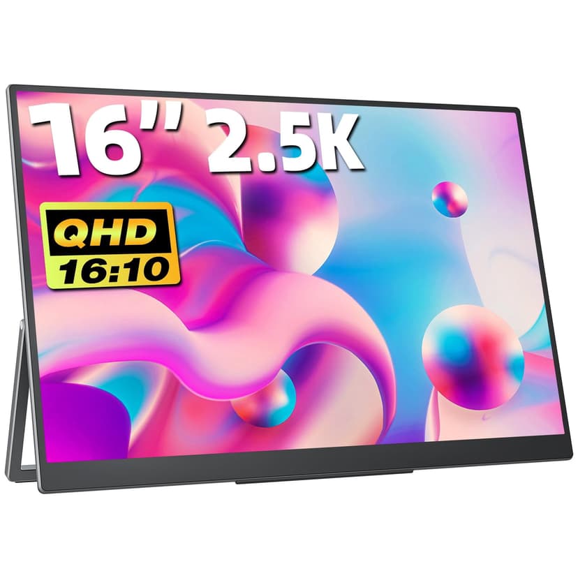 Upperizon Portable Monitor 4K 15.6 inch UHD 3840X2160 100% sRGB USB-C HDMI IPS External Second Monitor Portable Travel Monitor for Laptop MacBook Switch PS5/4 Xbox with Speakers