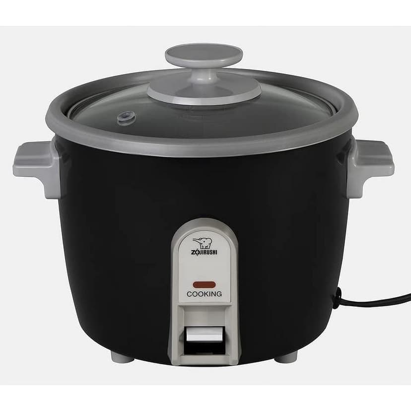 Zojirushi White Rice Cooker/Steamer (3 6 and 10 Cups) Black 3 Cup