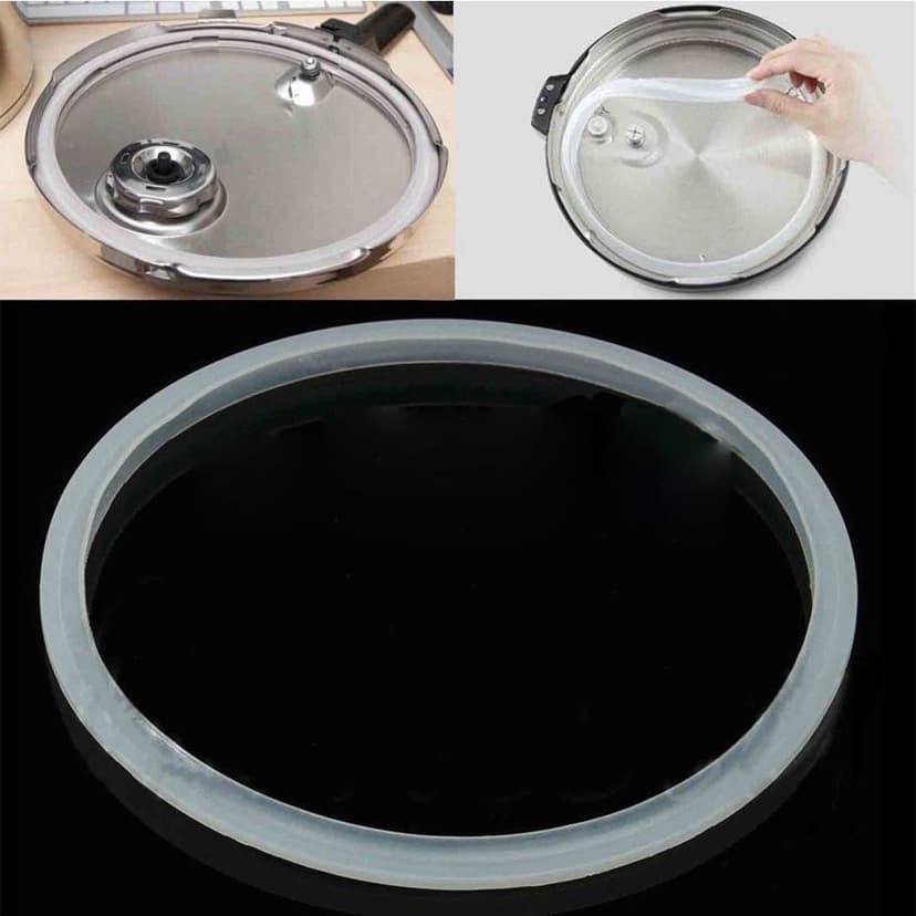 RRJ Pressure Cooker Sealing Ring Replacement, 8L Silicone Gasket for Electric Pressure Cooker, High Elasticity Sealing Gasket for Safe Cooking, Compatible with 8L Cooker Models