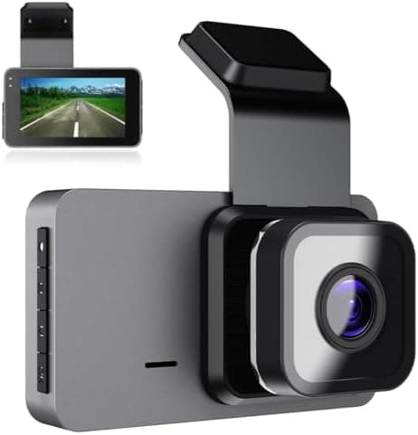 Meteor 1776 Dashcam, HD Dash Cam with WiFi & GPS, Meteor 1776 Wireless Dash Cam, 3" Screen 4K Dual DashCam Front & Rear View, 24/7 Parking Monitor, GPS Tracker (HD+WiFi+GPS)