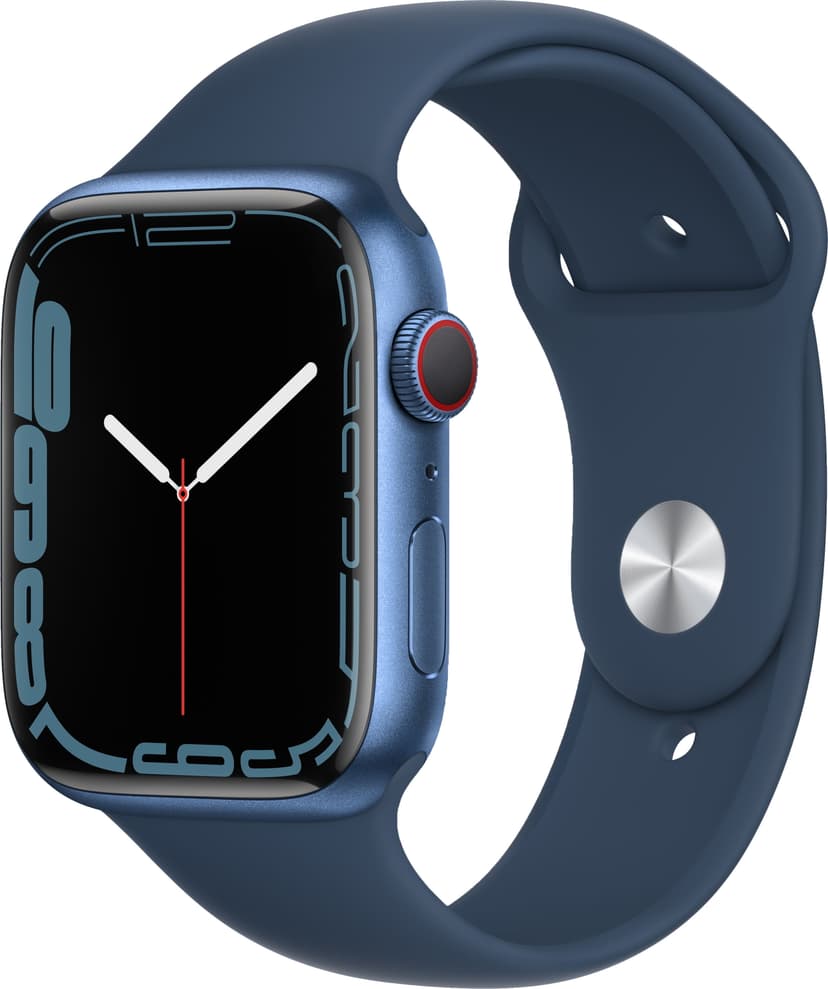 Restored Apple Watch Gen 7 Series 7 Cell 41mm Blue Aluminum - Abyss Blue Sport Band MKHC3LL/A (Refurbished)