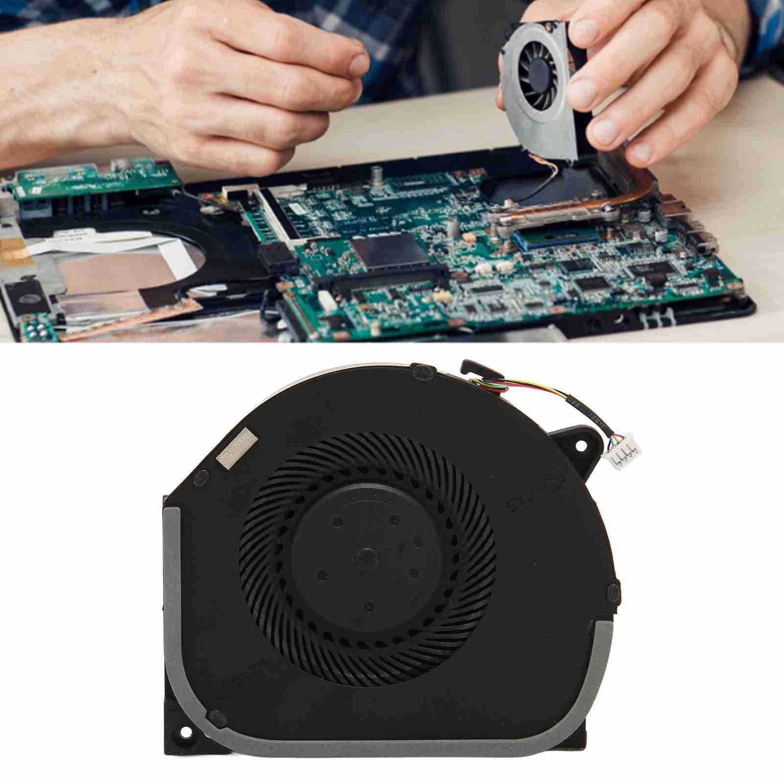 For Legion Cooling Fan, 4 Pin Connector CPU Cooling Fan Fast Cooling Laptop Cooling Fan For Y7000 Y530 Y530 15ich