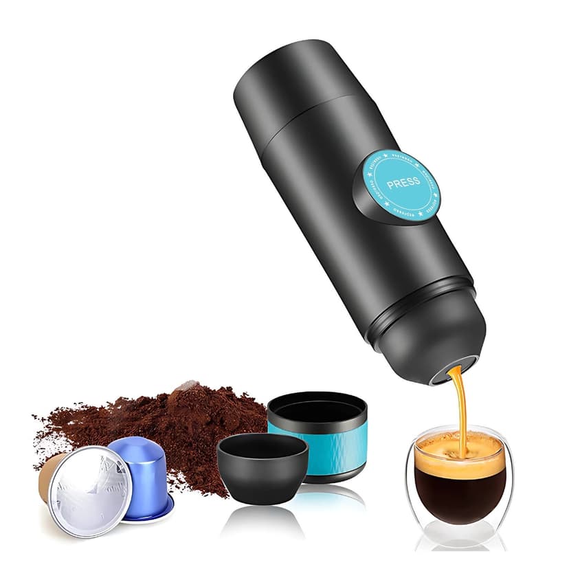 Portable Espresso Coffee Machine, Home Electric Coffee Machine, Wireless Heating Water Espresso Coffee Machine Powder Capsule Charging Portable Outdoor Travel Car ,Portable