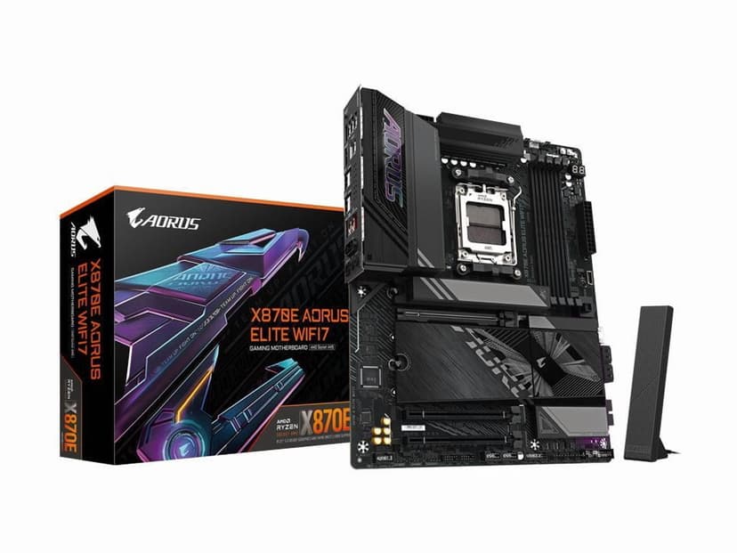 Aorus Ultra Durable X870E AORUS ELITE WIFI7 Gaming Desktop Motherboard - AMD X870E Chipset - Socket AM5 - ATX (x870eaoruselitewifi7)