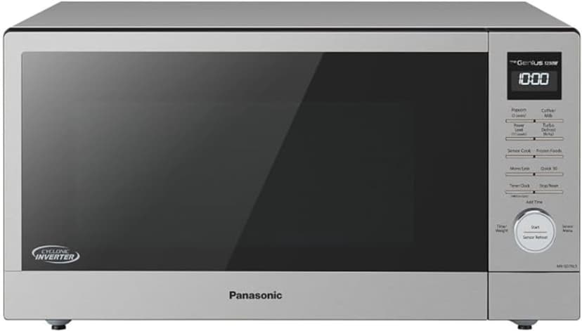 Open Box – Panasonic NN-SD78LS 1.6 Cu. Ft. Family Size Countertop Microwave Oven with Cyclonic Inverter Technology, Stainless Steel