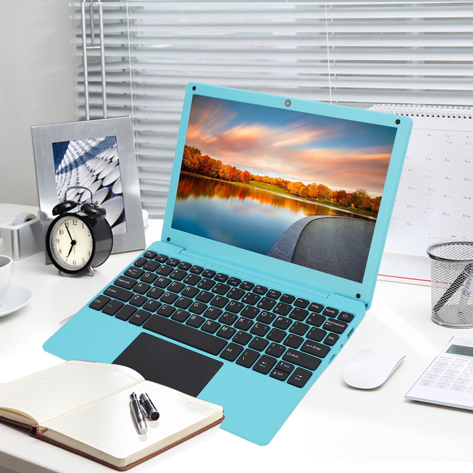 10.1 Inch Laptop, Small Business Laptop Computer, Quad Core CPU, 12.0 Gaming Laptop, Mouse, Webcam, 5000mAh, Portable Laptop for Traveling Learing