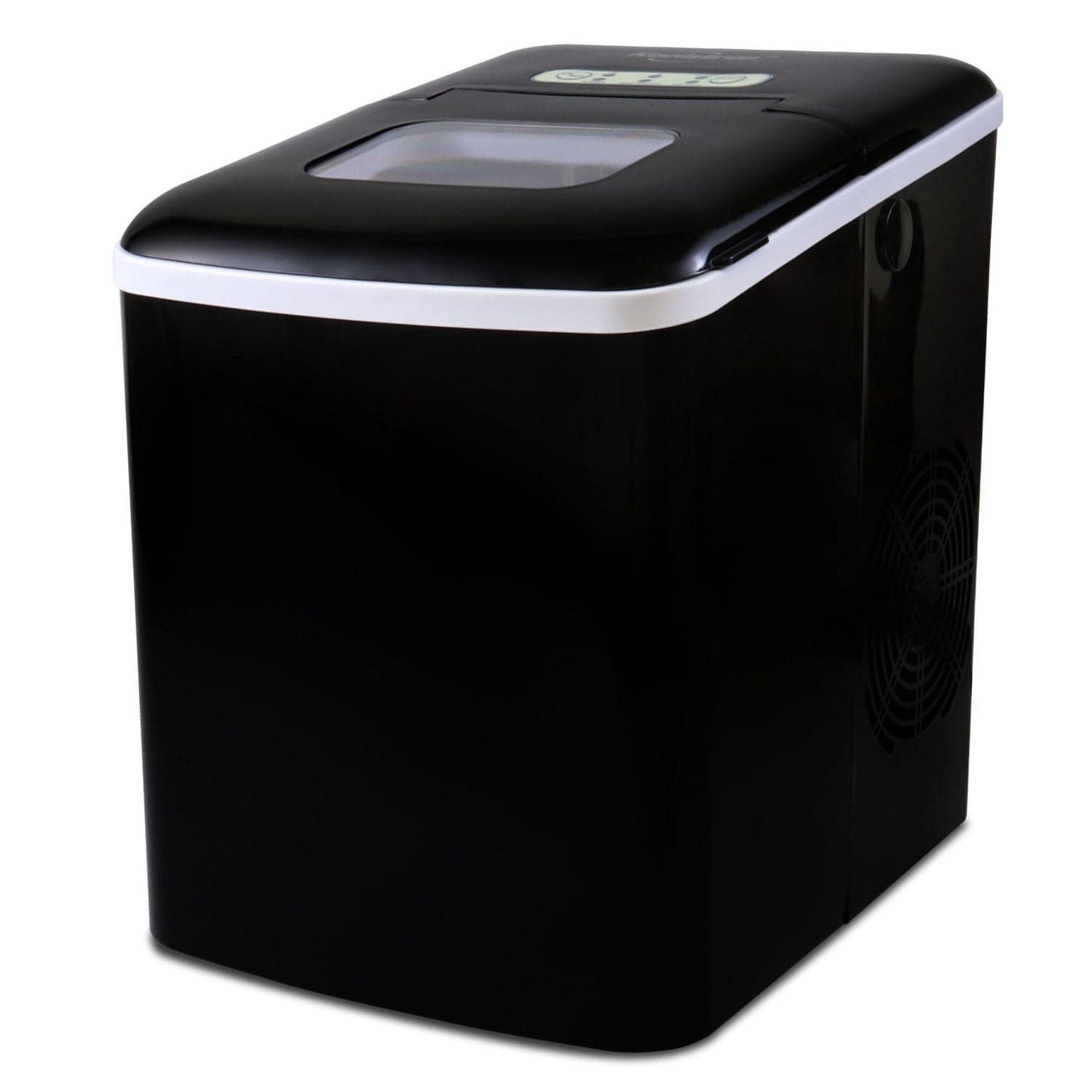 Koolatron KIM-26 Compact Countertop Ice Maker with Digital Controls, Fast Ice Production for Home & Office