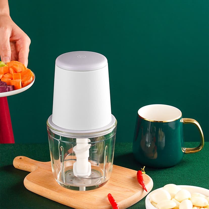 Danhjin Cooking Machine Foodstuffs Processor Set With Stirrer And Separator, Garlic Chopper, Shredder Foodstuffs Processor Suitable For Chopper/grinder/garlic Chopper