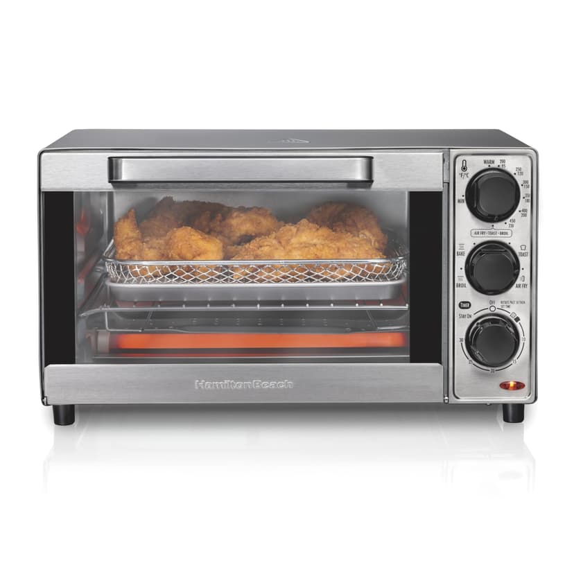 Hamilton Beach Panini Press, Sandwich Maker & Electric Indoor Grill, Upright Storage, PFAS-Free Nonstick Easy Clean Grids, Stainless Steel (25410)