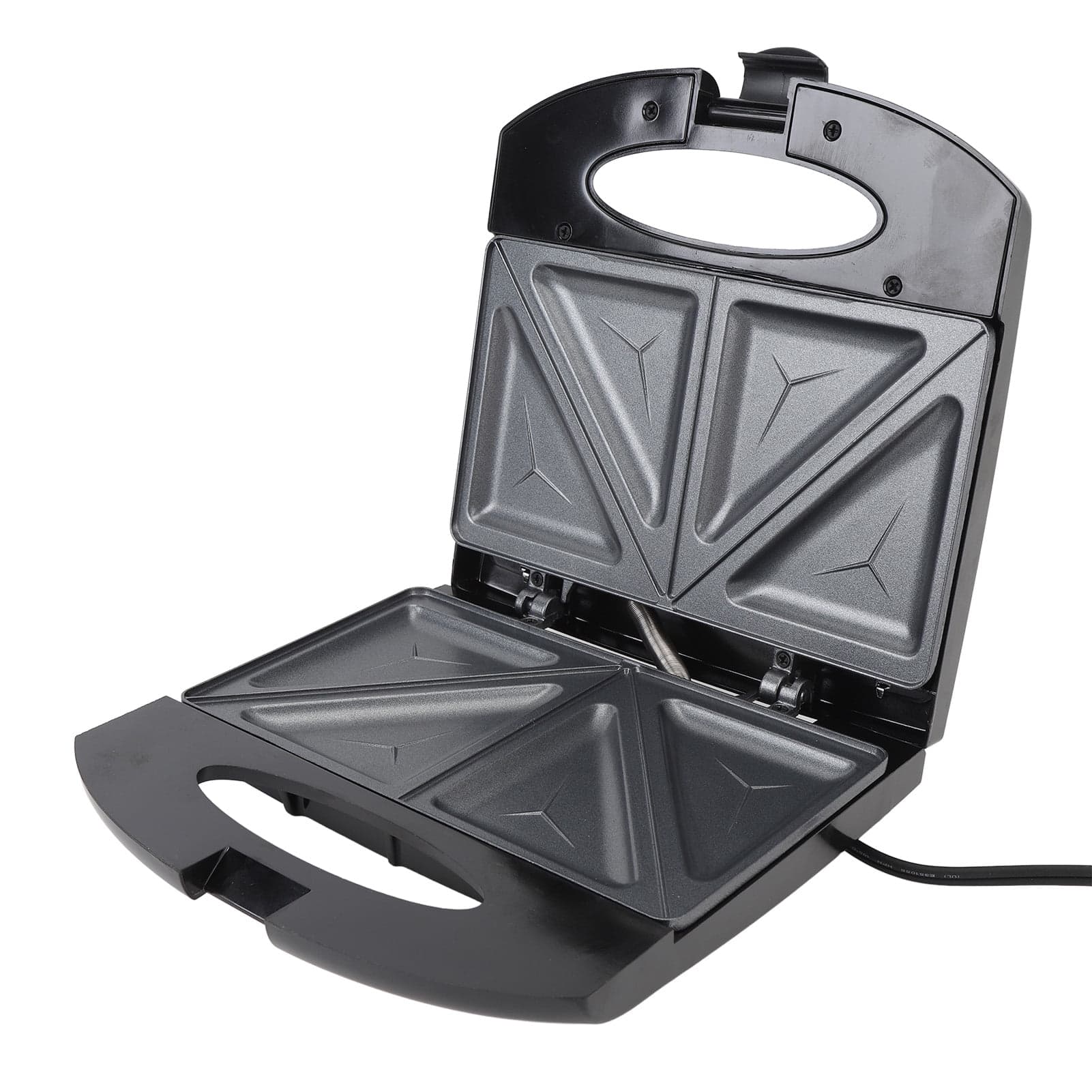 Electric Maker, 800W Fast Toaster Oven Frying Pan with Lid, Safe Handle, Portable Oven Breakfast Maker, Non Stick Grill Griddle for Bread Egg Bacon Sausages
