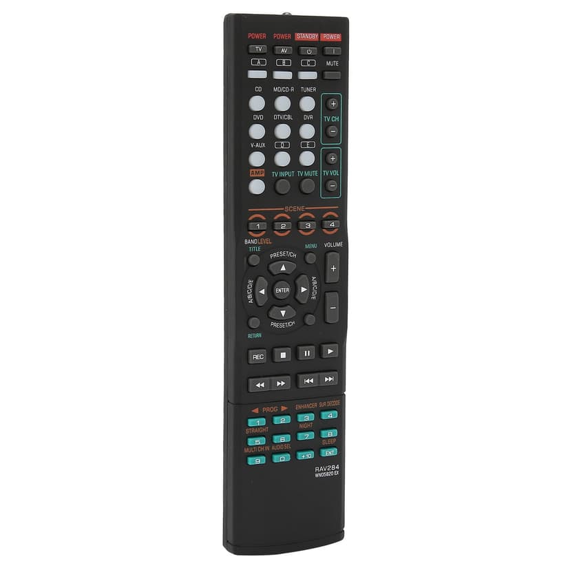 Remote Control, Durable AV Receiver Accessory Safe ABS For RAV284 WN05820EX RX-V363 RX-V363-B RX-V365