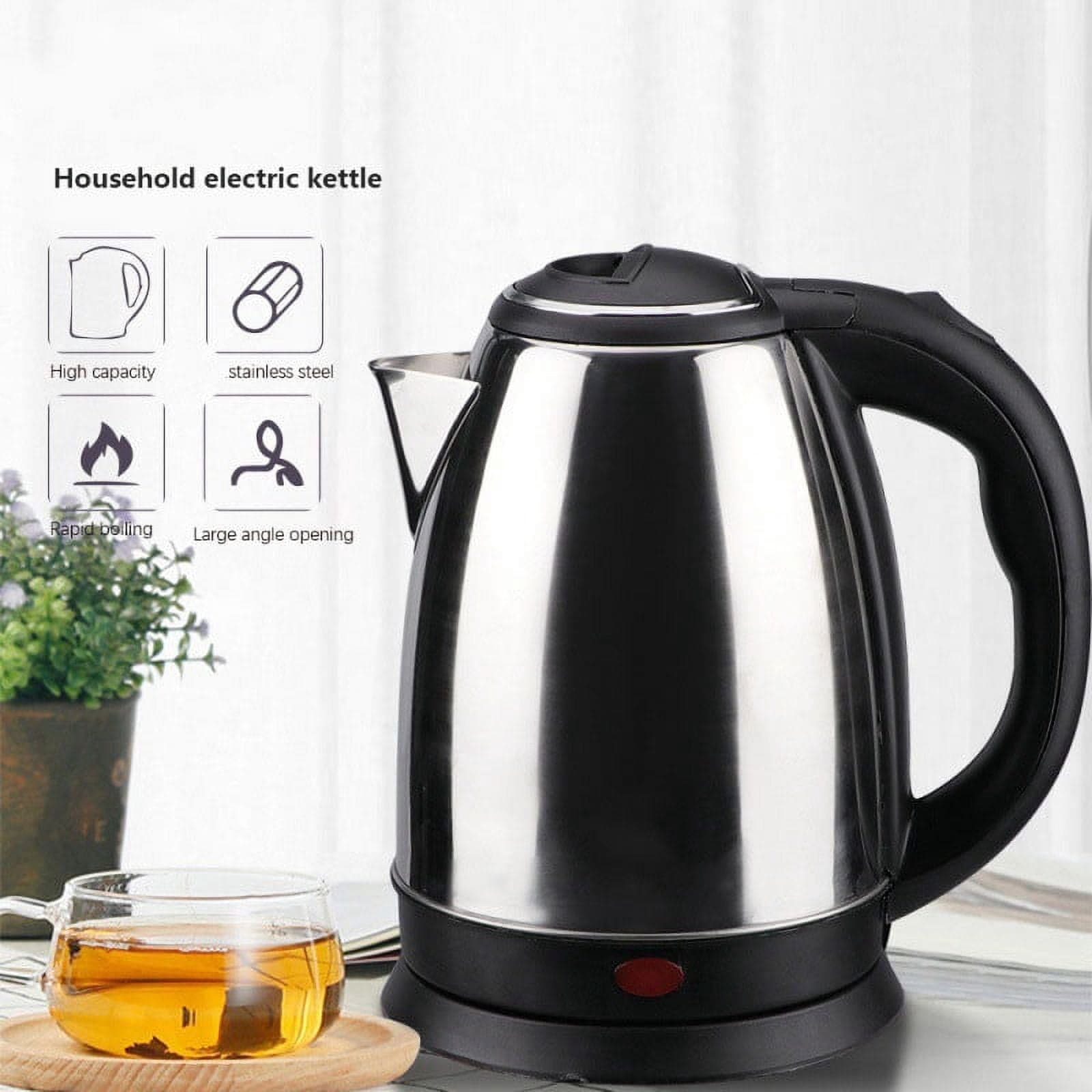 Mefallenssiah Stainless Steel 2L Electric Kettle Household Electric Kettle Automatic Power off Kettle Health Kettle