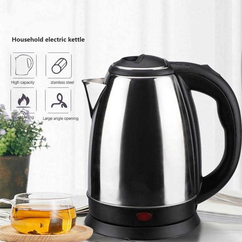 Deals of The Day Clearance! Stainless Steel 2L Kettle, Automatic Power Off Kettle, Health Kettle for Home Use, Electric Water Kettle for Tea, Coffee, and Boiling Water
