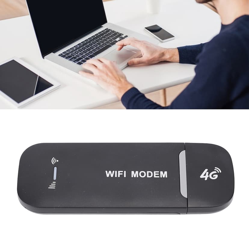 WiFi Modem, Portable Sim Hotspot 4G WiFi Dongle Unlocked Mobile WiFi Hotspot Support 8 Devices for Travel Long Distance