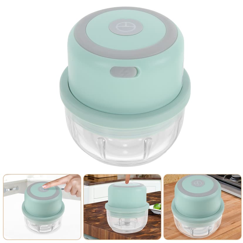 RENACLIPY Electric Meat Food Processor Multifunctional Kitchen Gadget for Home Use Plastic High Borosilicate Glass 1pc